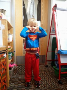 superhero with diabetes at super preschool